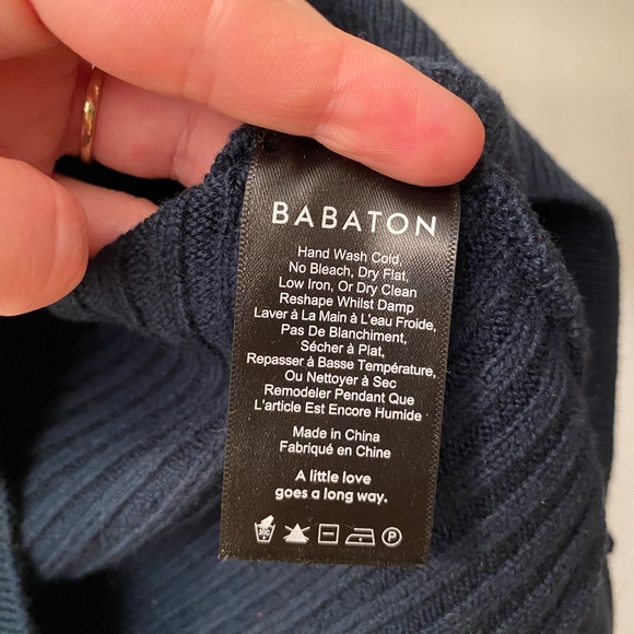 ARITZIA BABATON Luc Sweater in Deep Forest Green - Picture 6 of 8